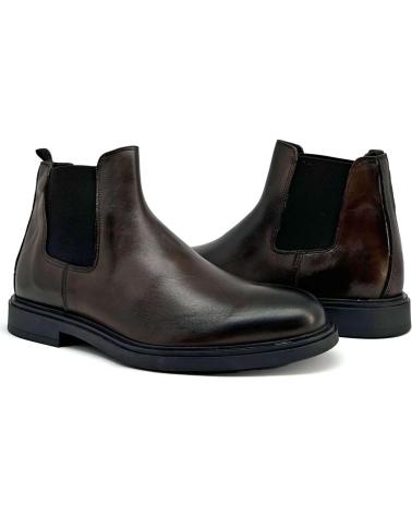 Stivaletti per Uomo DUCA DI MORRONE MARTINO - LEATHER BROWN