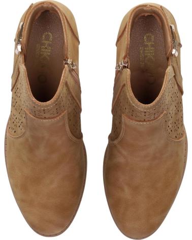 Botins de Mulher CHIKA10 RAMBLA 04 CUERO-TAN