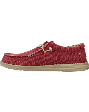 Nauticos-De-Hombre-HEY-DUDE-WALLY-BRAIDED-ROJO