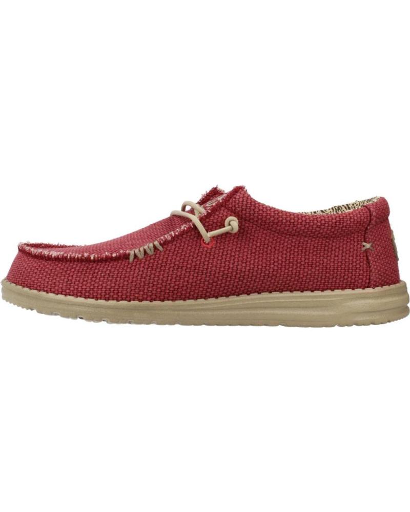 Nauticos-De-Hombre-HEY-DUDE-WALLY-BRAIDED-ROJO