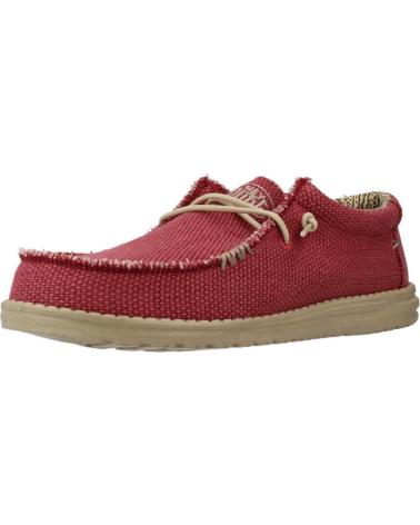 Nauticos-De-Hombre-HEY-DUDE-WALLY-BRAIDED-ROJO