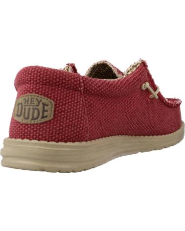 Nauticos-De-Hombre-HEY-DUDE-WALLY-BRAIDED-ROJO