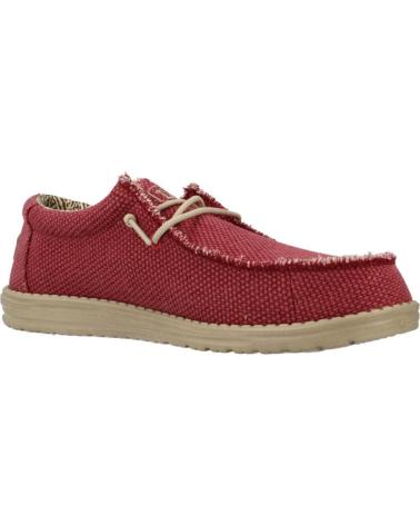 Nauticos-De-Hombre-HEY-DUDE-WALLY-BRAIDED-ROJO