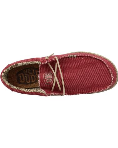 Nauticos-De-Hombre-HEY-DUDE-WALLY-BRAIDED-ROJO