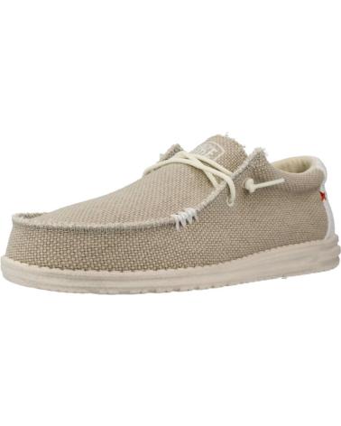 Nauticos de Hombre HEY DUDE WALLY BRAIDED BEIG