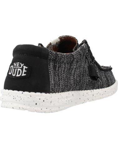 Nauticos per Uomo HEY DUDE INFORMALES HOMBRE MODELO 40161H COLOR NEGRO BLCKWHT