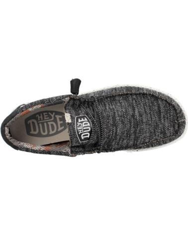 Nauticos per Uomo HEY DUDE INFORMALES HOMBRE MODELO 40161H COLOR NEGRO BLCKWHT