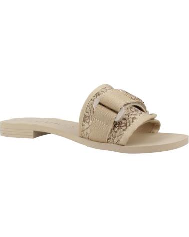GUESS SANDALIAS MUJER MODELO FL6ELY FAL19 COLOR BEIS BEIBR