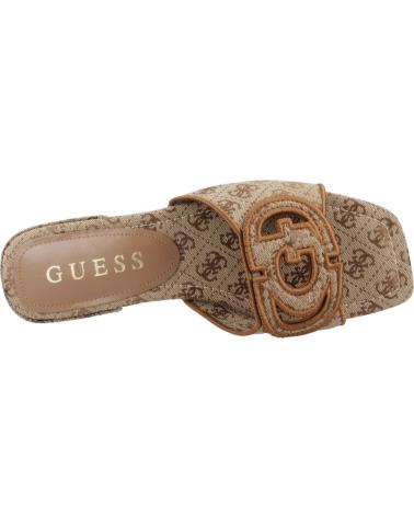 GUESS SANDALIAS MUJER MODELO FLJTSE FAL19 COLOR MARRON BEIBR