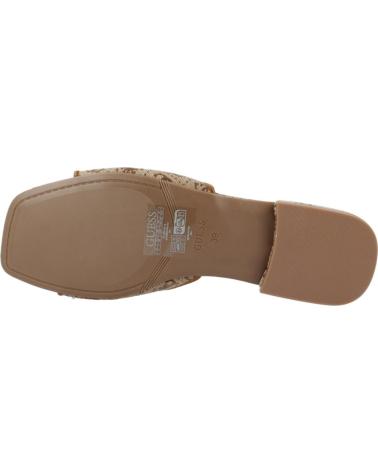GUESS SANDALIAS MUJER MODELO FLJTSE FAL19 COLOR MARRON BEIBR