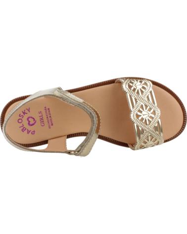 PABLOSKY SANDALEN 438086P GOLD-CHAMPAGNER CHMPGN