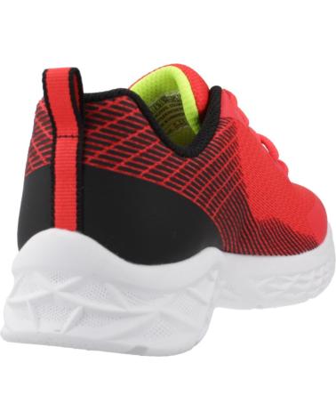 Sportif pour Garçon SKECHERS ZAPATILLAS NINO MODELO MICROSPEC II COLOR ROJO RDBK