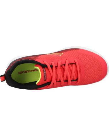 Sportif pour Garçon SKECHERS ZAPATILLAS NINO MODELO MICROSPEC II COLOR ROJO RDBK