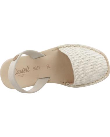 Sandálias de Mulher CASTELL SANDALIAS MUJER MODELO 1097C COLOR BLANCO IVORI