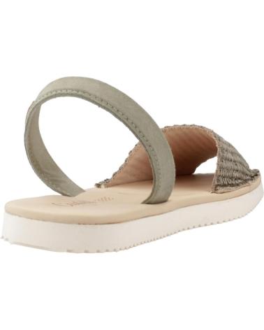 Sandálias de Mulher CASTELL SANDALIAS MUJER MODELO 1097C COLOR VERDE KAKY