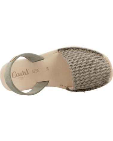 Sandálias de Mulher CASTELL SANDALIAS MUJER MODELO 1097C COLOR VERDE KAKY