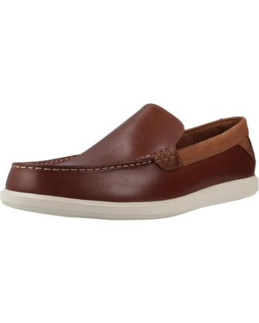 Man Mocasines CLARKS MOCASINES HOMBRE MODELO BRATTON LOAFER COLOR MARRON DRKTAN