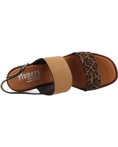 PLUMERS SANDALI DONNA MODELLO 3969P MARRONE OCELTE