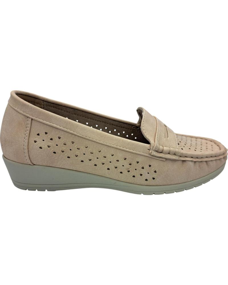 Mocassini per Donna CALZADOMANIA MOCASIN CUNA MUJER BEIGE