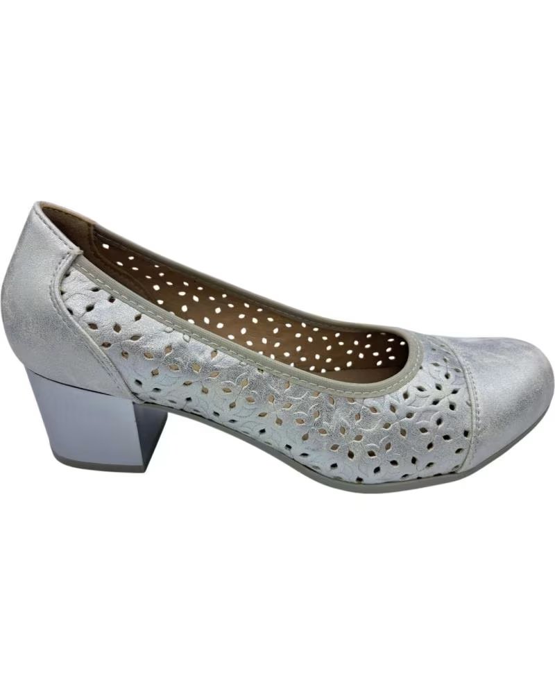 Woman Flat shoes CALZADOMANIA SALON PICADO MUJER PLATA