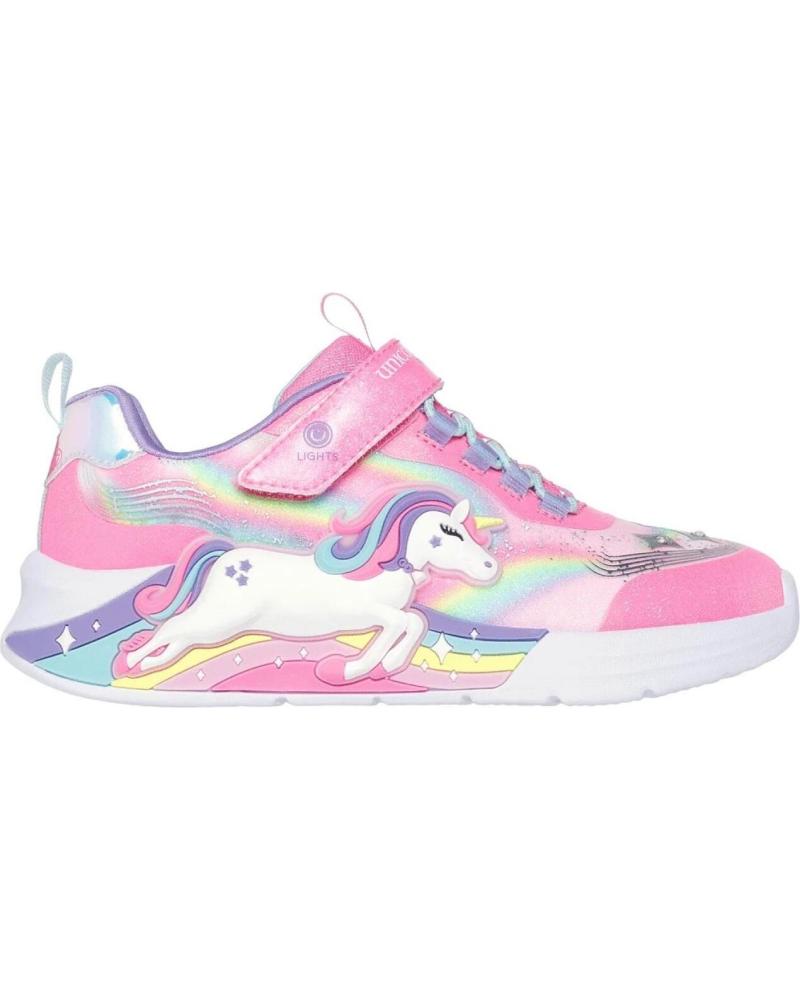 Deportivas de Niña SKECHERS S-LIGHTS UNICORN CHASER VARIOS COLORES