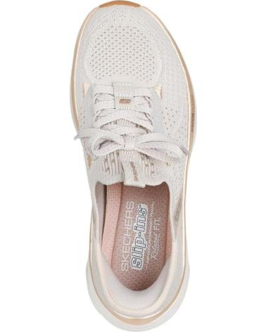 Esportes  de Mulher SKECHERS SLIP-INS DLUX VAPOR BEIG