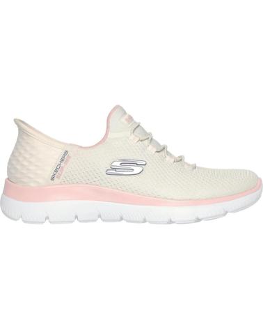 Esportes  de Mulher SKECHERS SLIP-INS SUMMITS-DIAMOND DREAM BEIG
