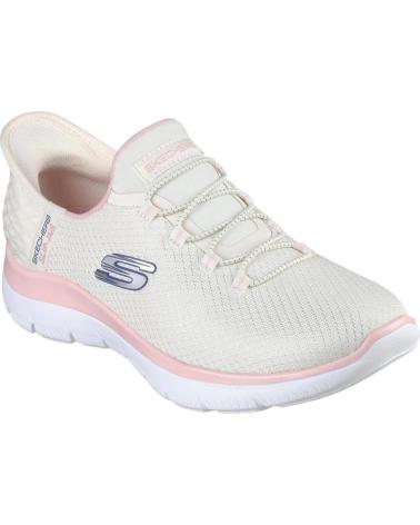 Esportes  de Mulher SKECHERS SLIP-INS SUMMITS-DIAMOND DREAM BEIG