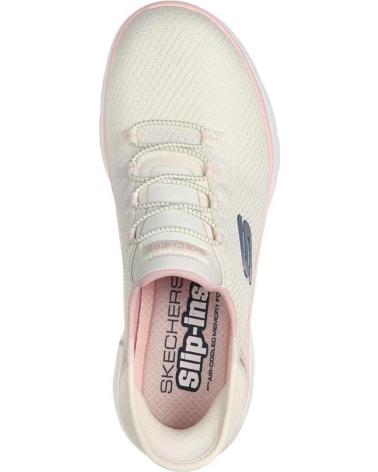 Esportes  de Mulher SKECHERS SLIP-INS SUMMITS-DIAMOND DREAM BEIG