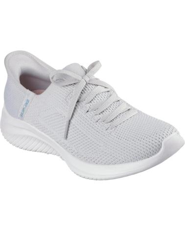 Esportes  de Mulher SKECHERS SLIP-INS ULTRA FLEX ELEVATED MOTIO GRIS LILA