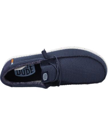 Nauticos per Uomo HEY DUDE ZAPATILLAS LONA WALLY SPORT HOMBRE MARINO AZUL