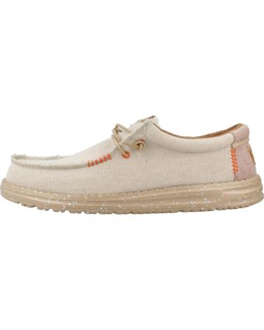 Nauticos per Uomo HEY DUDE WALLY COASTLINE JUTE PLATA