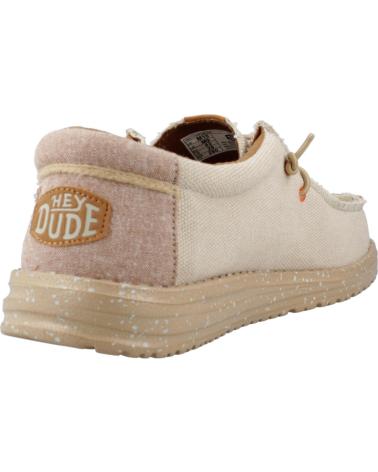 Nauticos per Uomo HEY DUDE WALLY COASTLINE JUTE PLATA