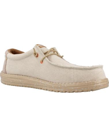 Nauticos per Uomo HEY DUDE WALLY COASTLINE JUTE PLATA