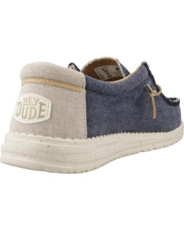 Sapato de vela de Homem HEY DUDE WALLY COASTLINE JUTE MARINO