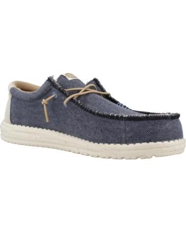 Sapato de vela de Homem HEY DUDE WALLY COASTLINE JUTE MARINO