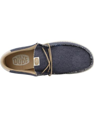 Sapato de vela de Homem HEY DUDE WALLY COASTLINE JUTE MARINO