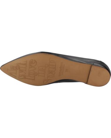 WONDERS BAILARINAS MUJER MODELO A3802 COLOR NEGRO