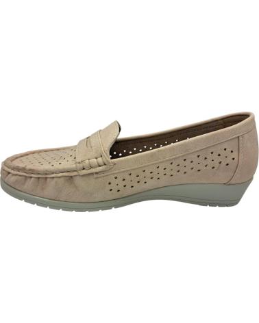 Mocassini per Donna CALZADOMANIA MOCASIN CUNA MUJER BEIGE