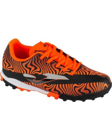 SCARPE DA CALCIO JOMA EVOLUTION JR 2501 TF TURF MULTITACCHETTO NERO ARANCIONE 2501
