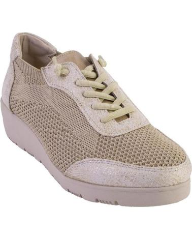 Sportivo per Donna TREINTAS L4350 ZAPATILLAS CASUAL DE MUJER BEIGE