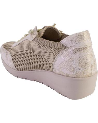 Sportivo per Donna TREINTAS L4350 ZAPATILLAS CASUAL DE MUJER BEIGE