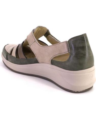 Scarpe per Donna SUAVE 3409 ZAPATOS DE MUJER PIEL BEIGE Y VERDE