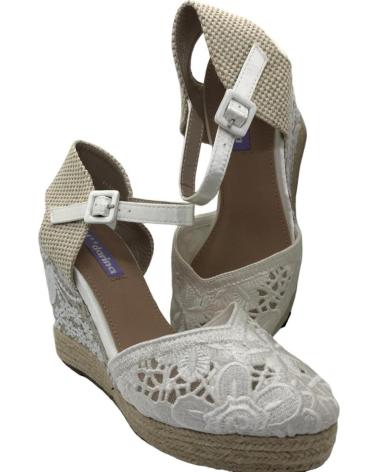 Sandali per Donna MANDARINA ESPARTENA CUNA NOVIA SHOES AYANA BLANCO