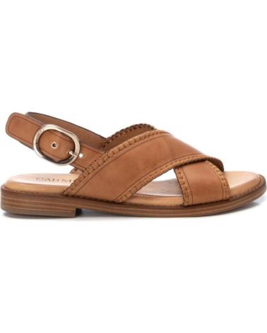 Woman Sandals CARMELA SANDALIA DE MUJER EN PIEL CAMEL