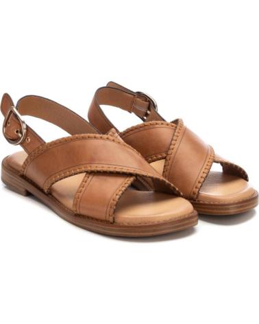 Woman Sandals CARMELA SANDALIA DE MUJER EN PIEL CAMEL