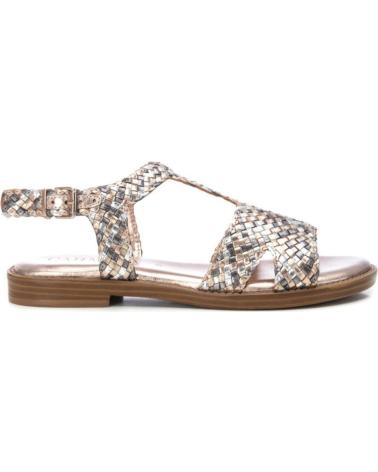 Woman Sandals CARMELA SANDALIA DE MUJER EN PIEL CON DISENO TRENZADO NUDE