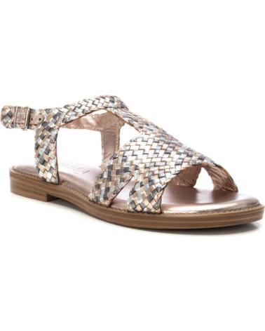 Woman Sandals CARMELA SANDALIA DE MUJER EN PIEL CON DISENO TRENZADO NUDE