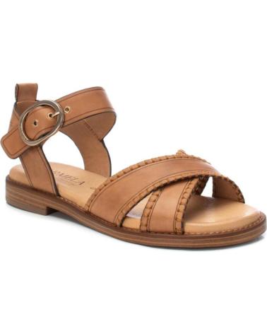 Sandalias de Mujer CARMELA SANDALIA DE MUJER EN PIEL CAMEL