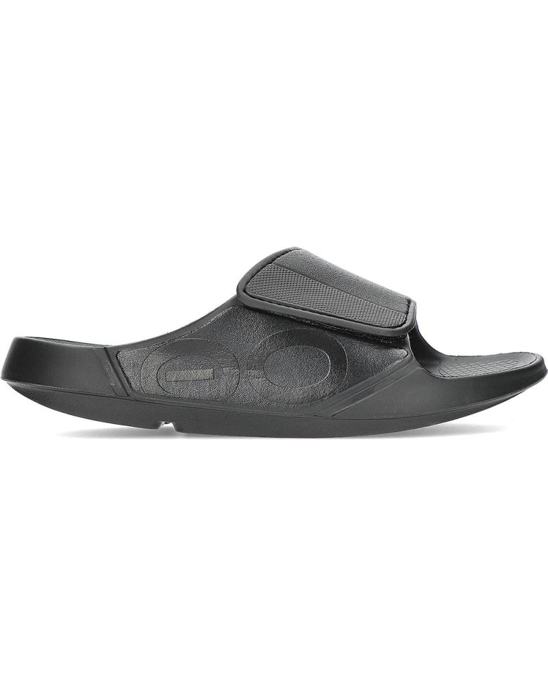 Zehansandalen für Herren und Damen OOFOS OOAHH SPORT 1550 MATTEBLACK